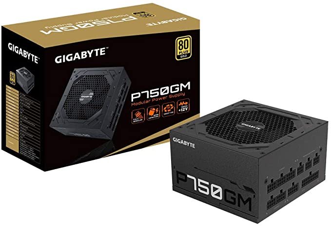 GIGABYTE P750GM 80+GOLD FULLY MODULAR