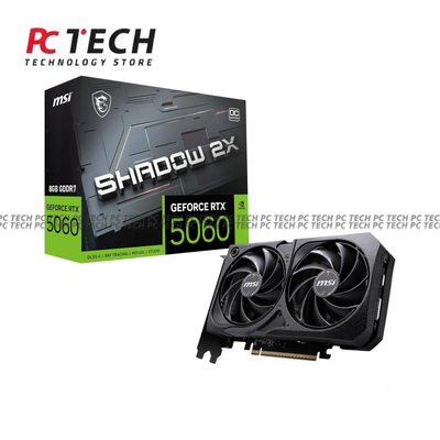 MSI GeForce RTX 5060 SHADOW 2X 8GB GDDR7 | Box Version - Only in Build