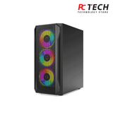 ARKTEK AK-I1107 CASE 4 Fan ARGB PSU 650W