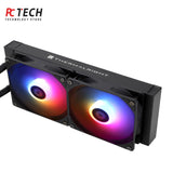 Aqua Elite 240 ARGB V6 Black Liquid CPU Cooler – Silent Cooling
