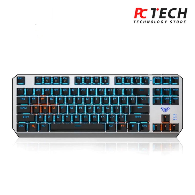 Aula F3087 Red Switch Wired Gaming Keyboard English & Arabic - Black