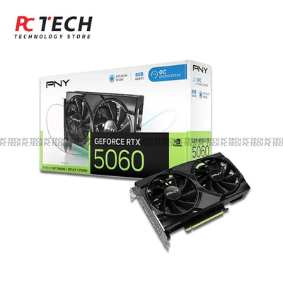 PNY Dual OC RTX 5060 8GB Graphics Card