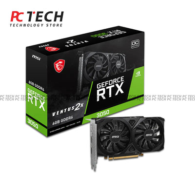 MSI GeForce RTX 3050 Ventus 2X 6GB Graphics Card | BOX VERSION