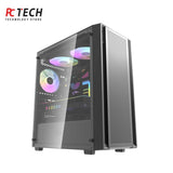 DK353 ATX Mid Tower Gaming PC Case with High Airflow Design