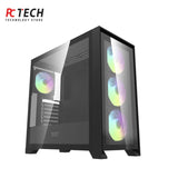DarkFlash DRX90 Black Gaming Case – Mid Tower with RGB