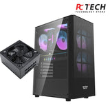 Darkflash A290 ATX Gaming Computer Case + Psu 650W