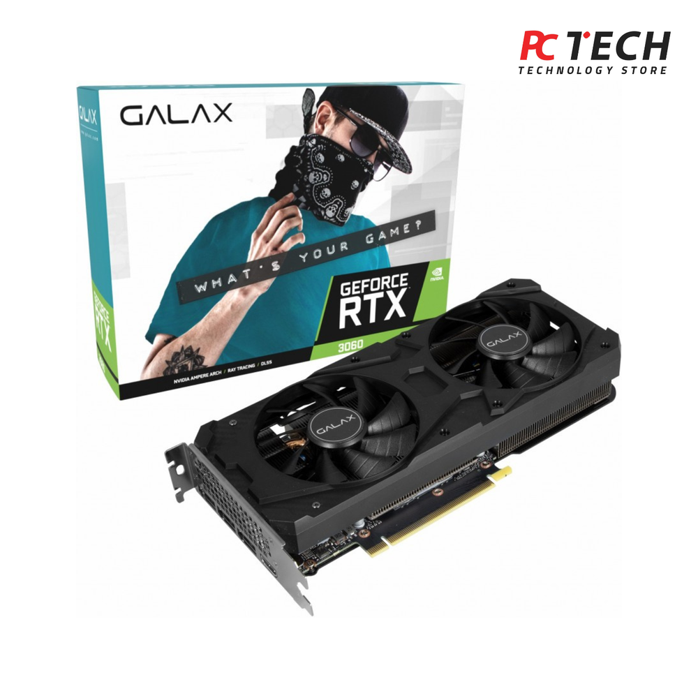 GALAX GeForce RTX 3060 1-Click OC 12GB GDDR6 192-bit DP 3 HDMI