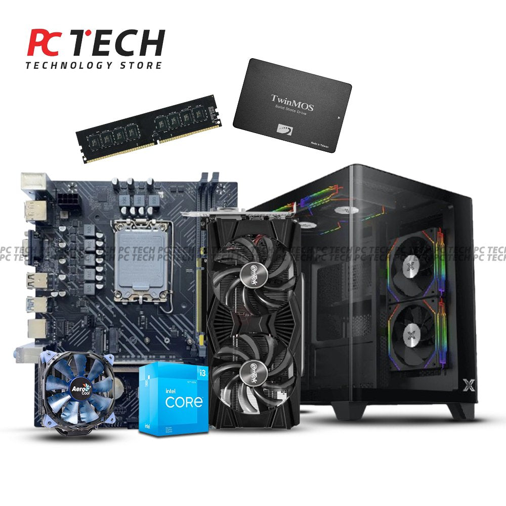 Gaming PC Intel Core i3-12100F with EMTEK RTX 2060 6GB