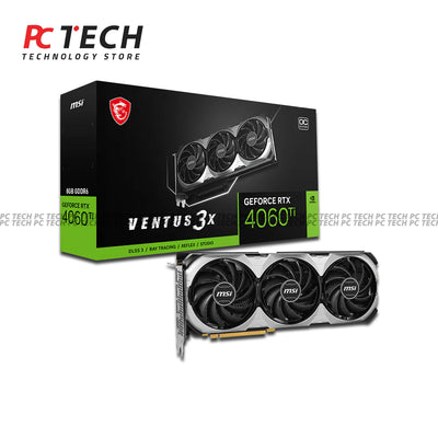 MSI GeForce RTX 4060 Ti Ventus 3X 8GB Graphics Card | Box Version