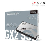 Team Group GX2 2.5" 512GB SATA III Internal Solid State Drive (SSD)