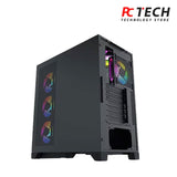 XIGMATEK Endorphin Ultra 5-FAN Argb Mid Tower Case With Type-C Port