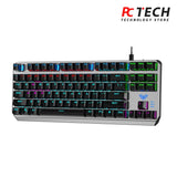 AULA F3087 TKL Mechanical Gaming Keyboard – Blue Switch – Rainbow backlight | Black / Silver