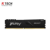 Kingston FURY Beast 32GB (2×16GB) DDR4 3200MHz CL16 Desktop RAM Kit