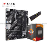 Ryzen 5 5500 MPK + ASUS Prime A520M-K + Corsair Vengeance LPX 16GB Gaming Bundle