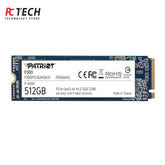 Patriot P300 512GB M.2 NVMe PCIe Gen3 x4 Internal SSD
