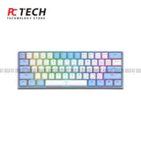 Redragon K617 Fizz 60% Wired Mechanical Keyboard – Red Switches RGB