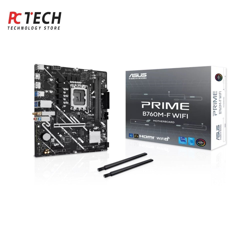 ASUS PRIME B760M-F WIFI Motherboard – LGA 1700, DDR5