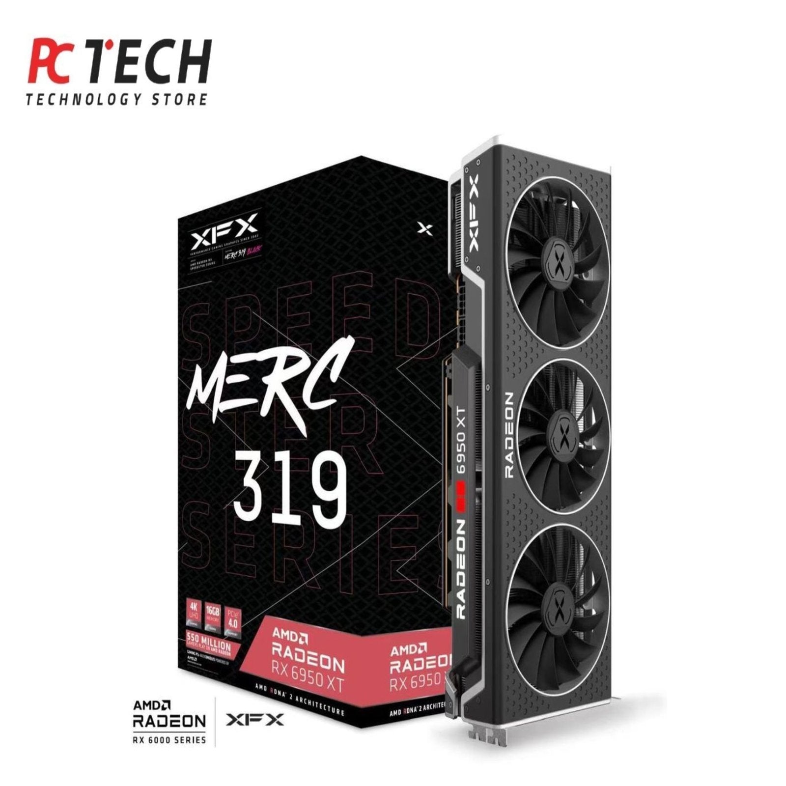 XFX Speedster MERC 319 Radeon RX 6950 XT 16GB GDDR6 | TRAY VERSION