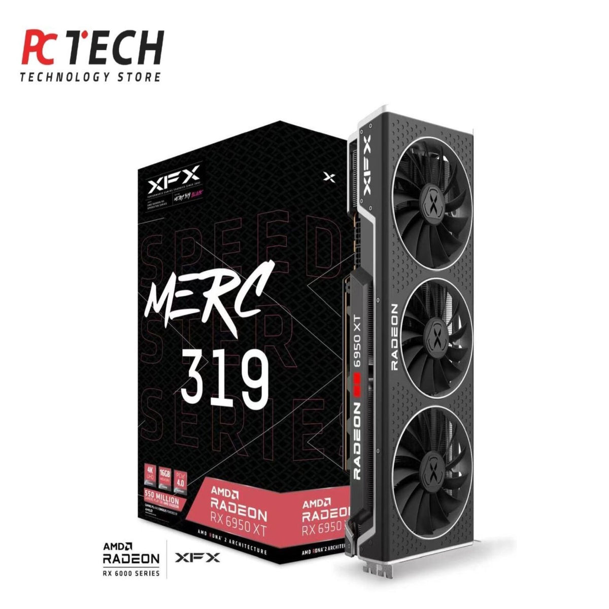 XFX Speedster MERC 319 Radeon RX 6950 XT 16GB GDDR6 | TRAY VERSION