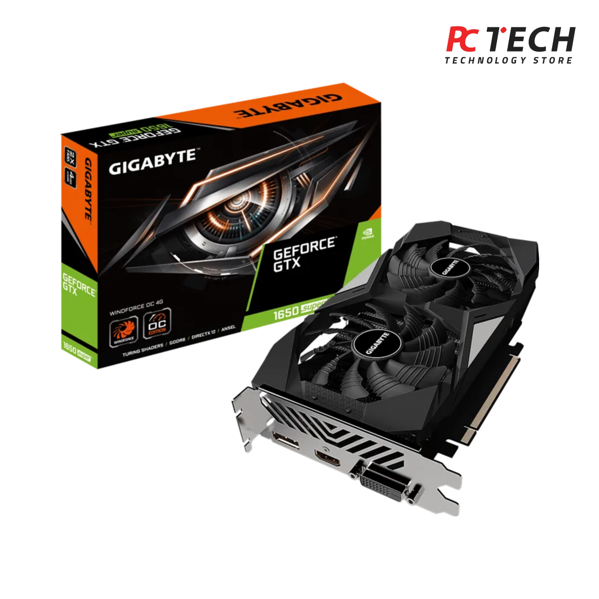GTX 1650 SUPER WINDFORCE OC 4G Gigabyte Gaming GPU