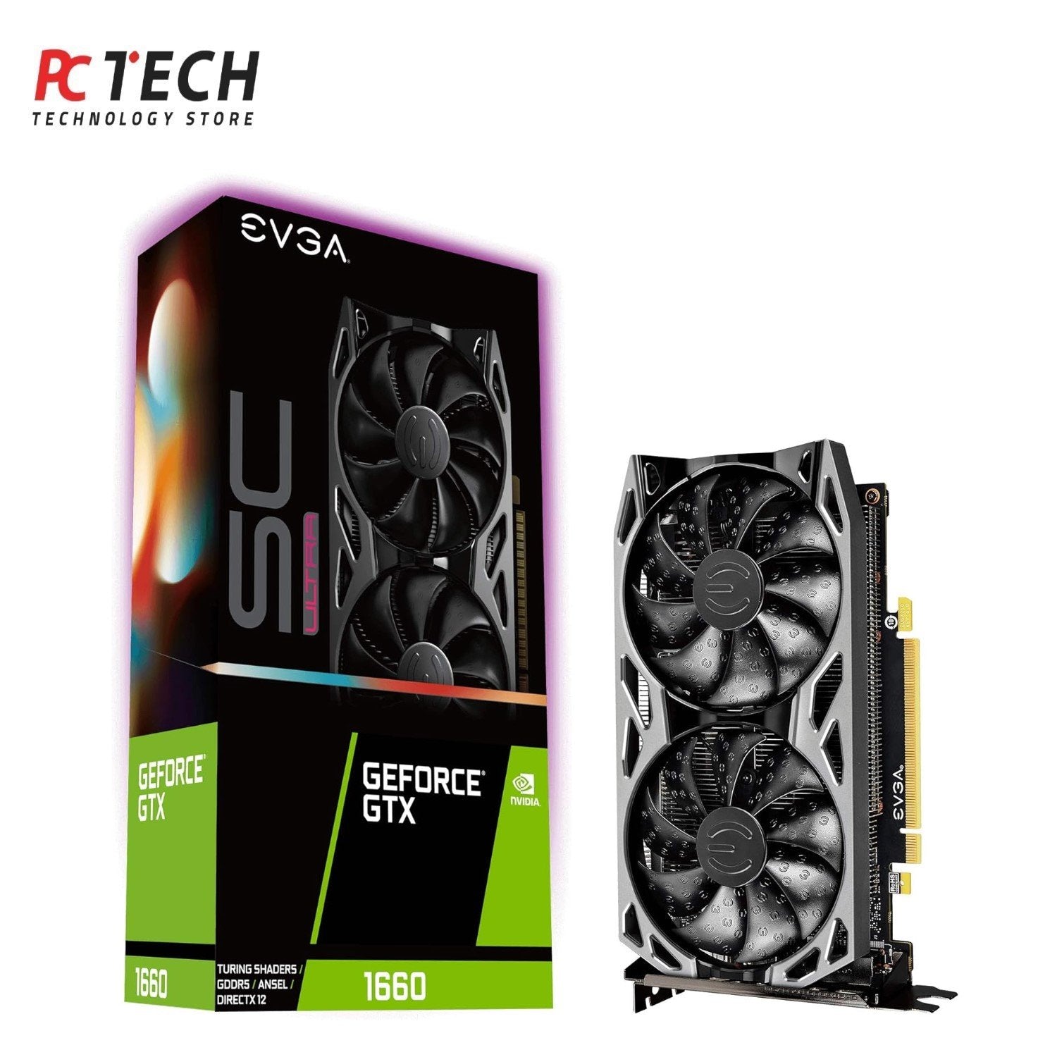EVGA GeForce GTX 1660 SC Ultra Gaming 6GB | TRAY VERSION