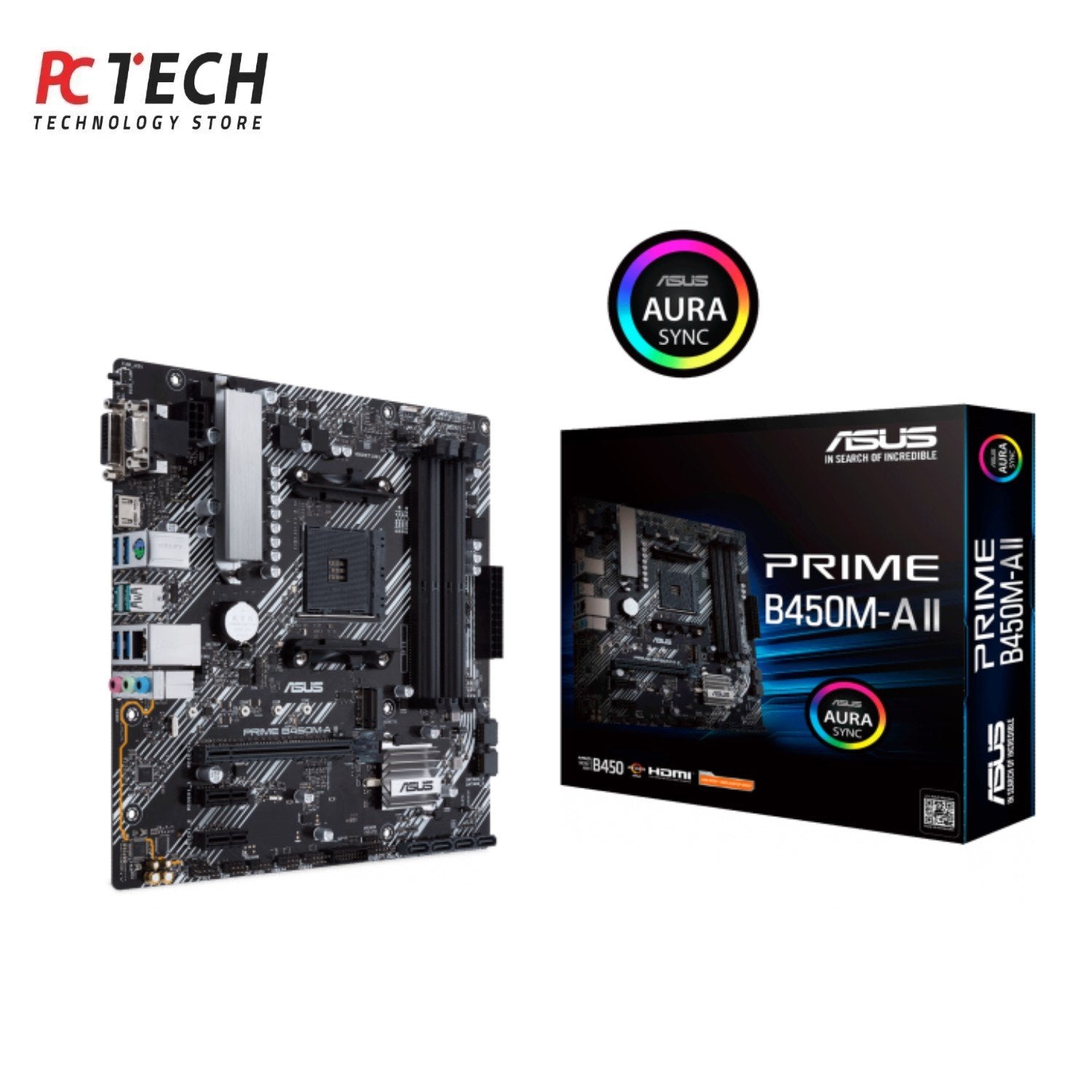 ASUS PRIME B450M-A II AM4 Micro-ATX– DDR4