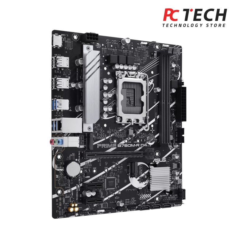 ASUS PRIME B760M-R D4 Intel B760 LGA 1700 Micro-ATX Motherboard