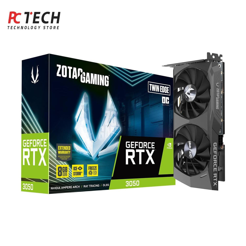 ZOTAC Gaming GeForce RTX 3050 Twin Edge 8GB | BOX Version