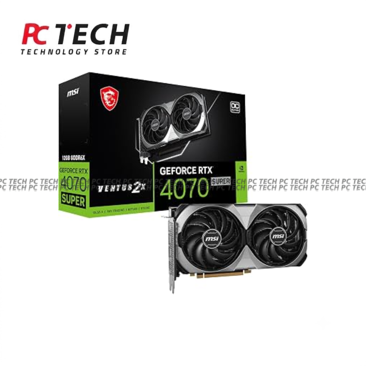 MSI GeForce RTX 4070 SUPER VENTUS 2X OC 12GB GDDR6X | Box Version