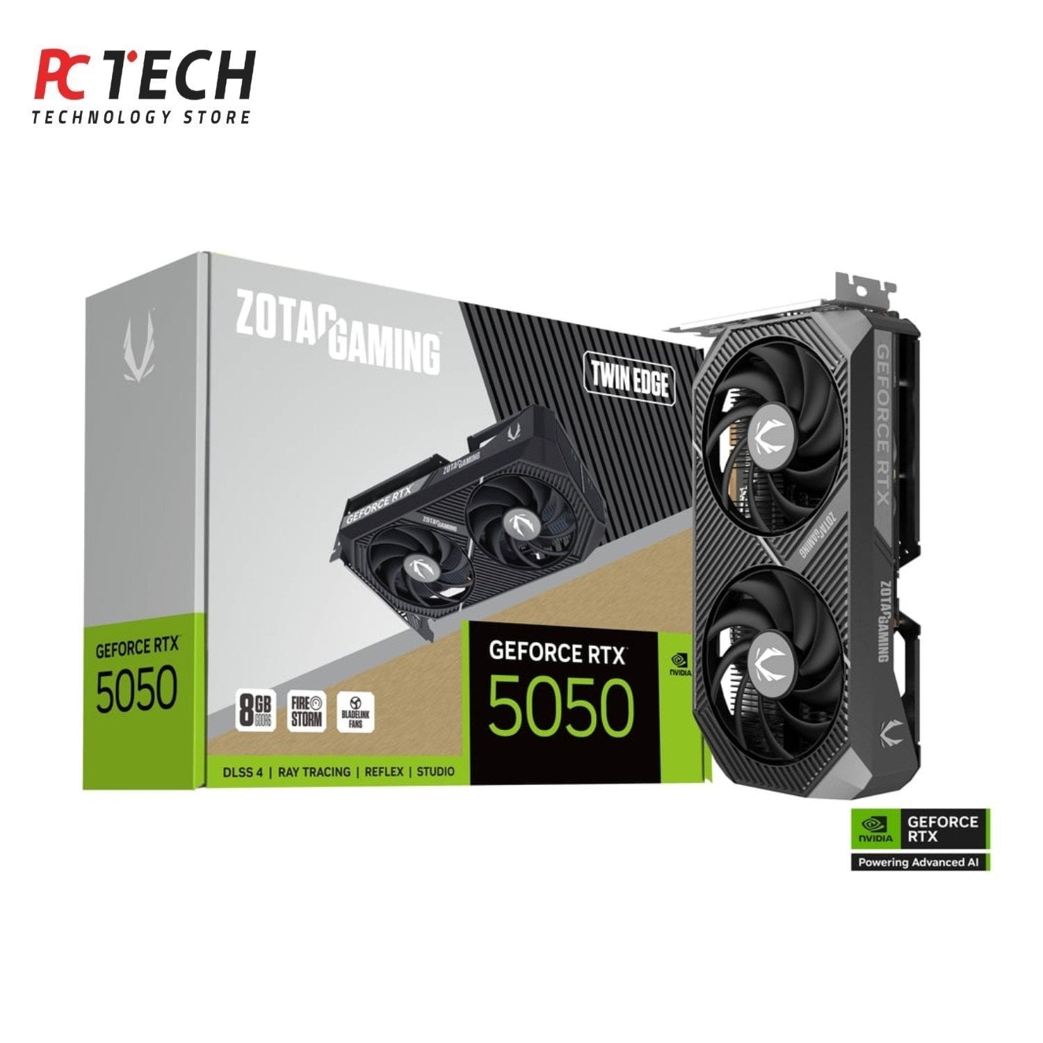 ZOTAC TWIN EDGE RTX 5050 8GB Graphics Card | Box Version