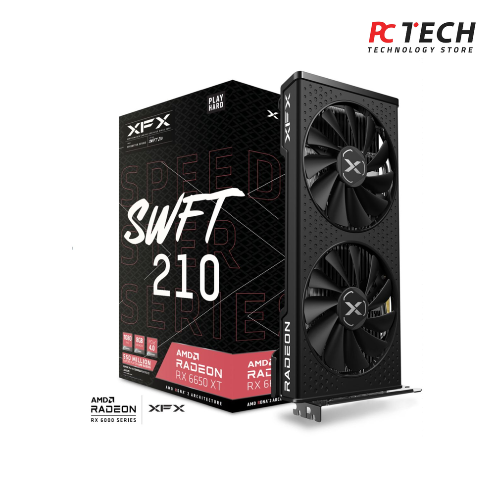 XFX Speedster SWFT 210 AMD Radeon™ RX 6650 XT | TRAY VERSION