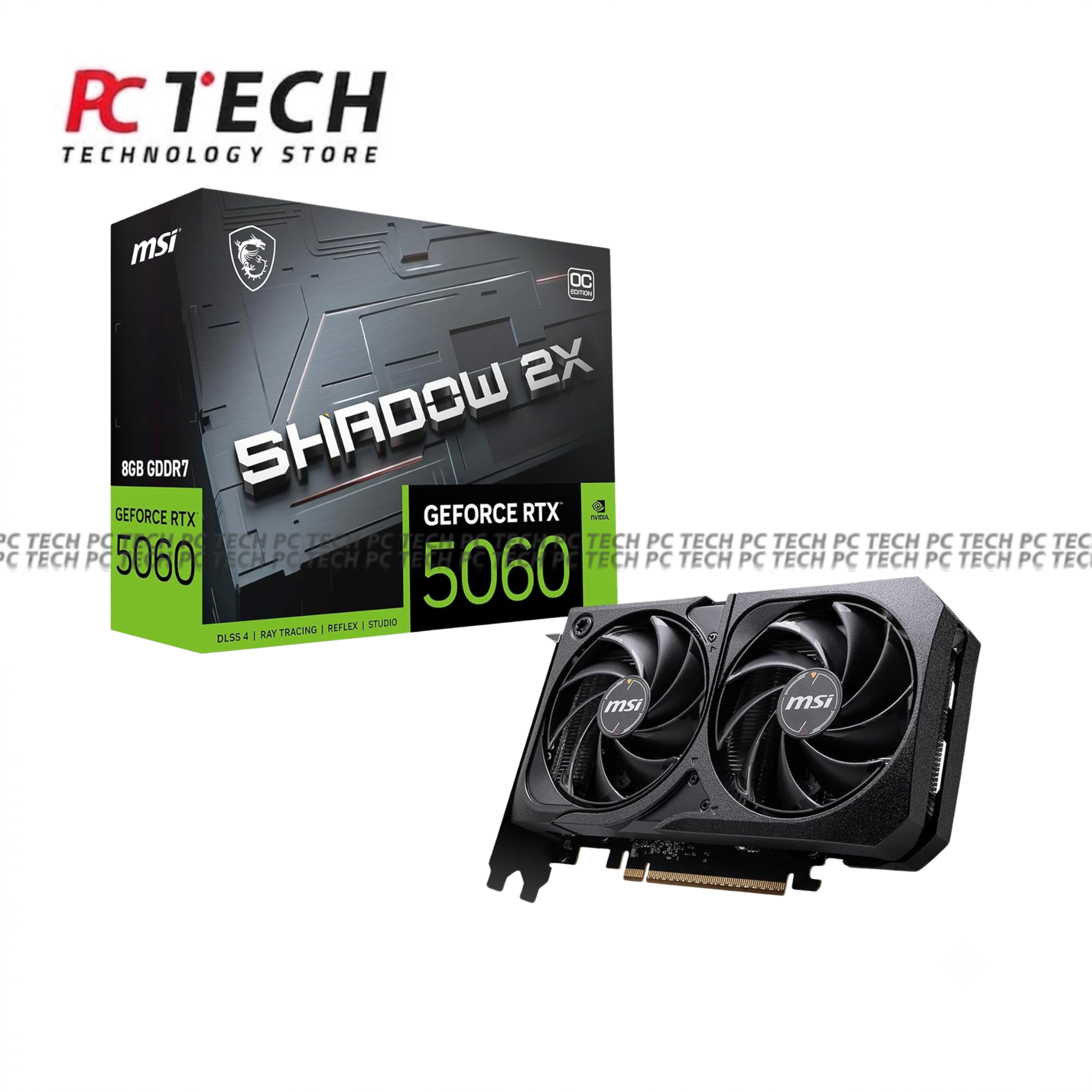 MSI GeForce RTX 5060 SHADOW 2X 8GB GDDR7  | Box Version - Only in Build