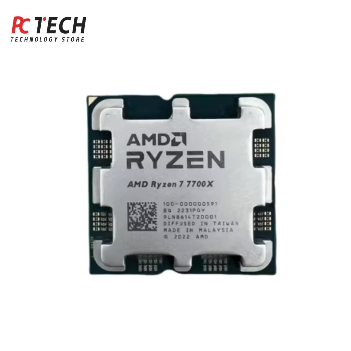 AMD Ryzen 7 7700X Processor – 8 Cores, 16 Threads | Tray Version (No Cooler)