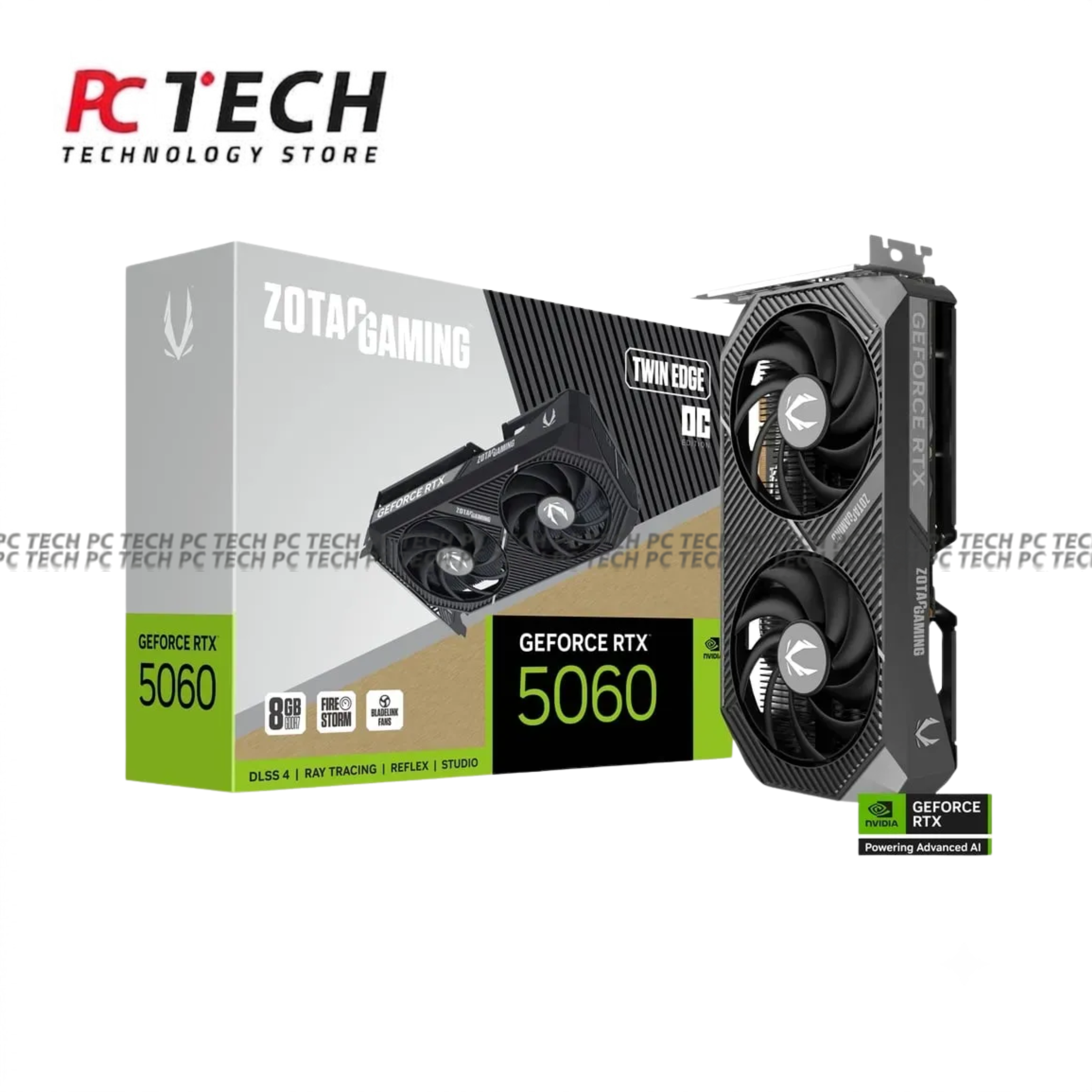 ZOTAC GAMING GeForce RTX 5060 Twin Edge 8GB GDDR7 | Box Version - Only in Build