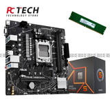 AMD Ryzen 5 7600 + ASUS PRIME A620M-K + SK hynix 8GB DDR5 5600MHz Bundle