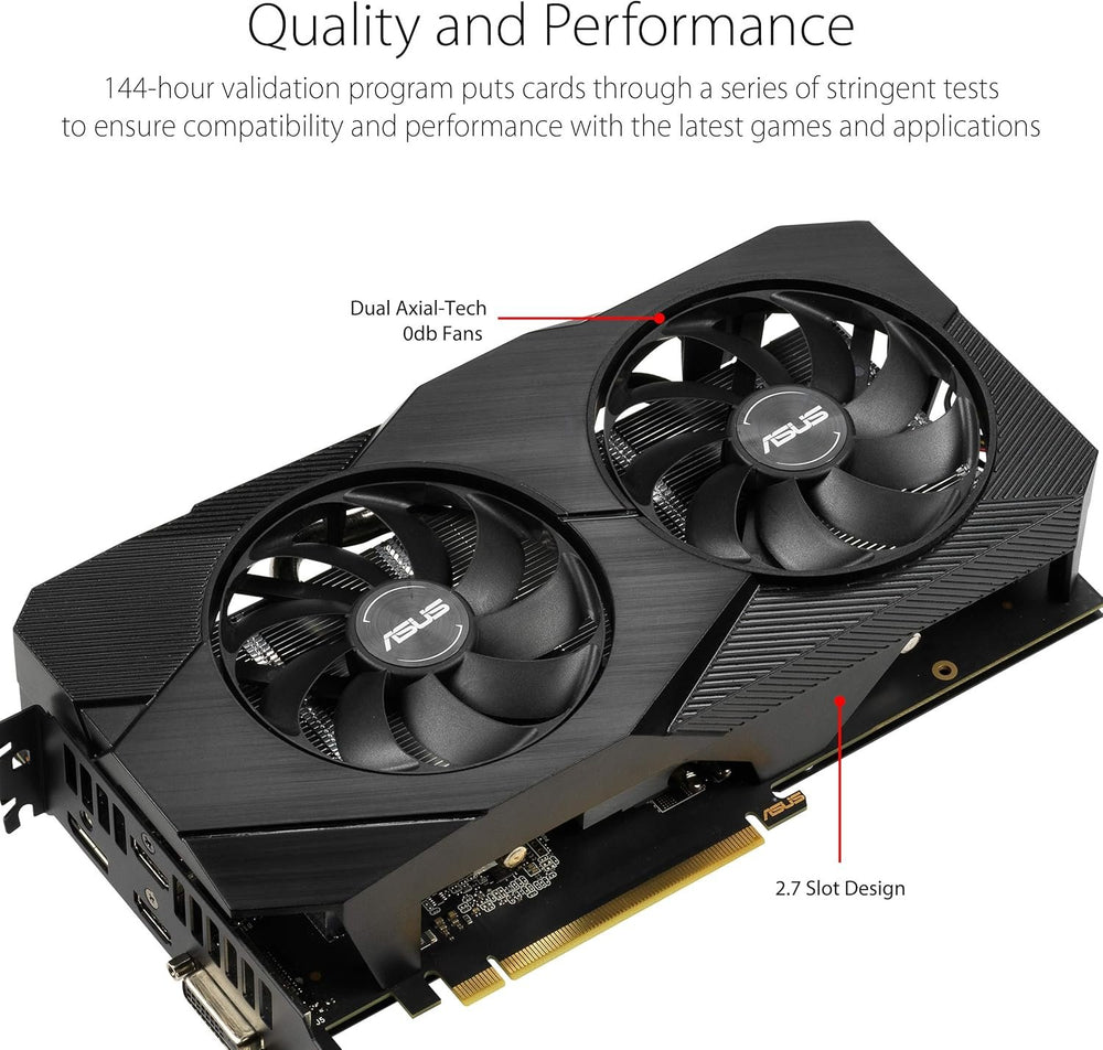 ASUS Dual GeForce GTX 1660 Super EVO OC 6GB | TRAY VERSION