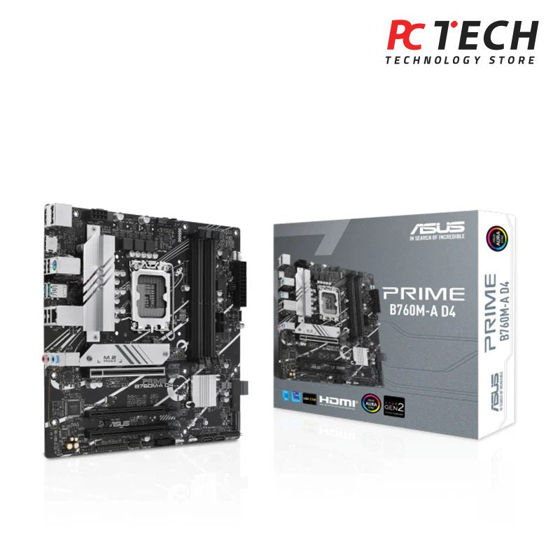ASUS PRIME B760M-A D4 CSM LGA 1700 Micro-ATX Motherboard