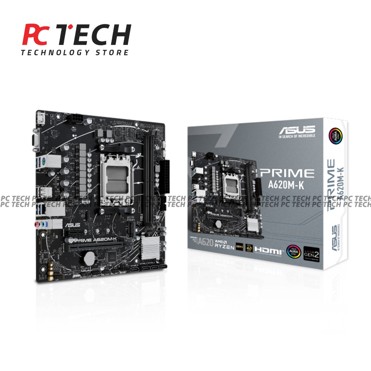 ASUS Prime A620M-K | AMD AM5 DDR5 Motherboard