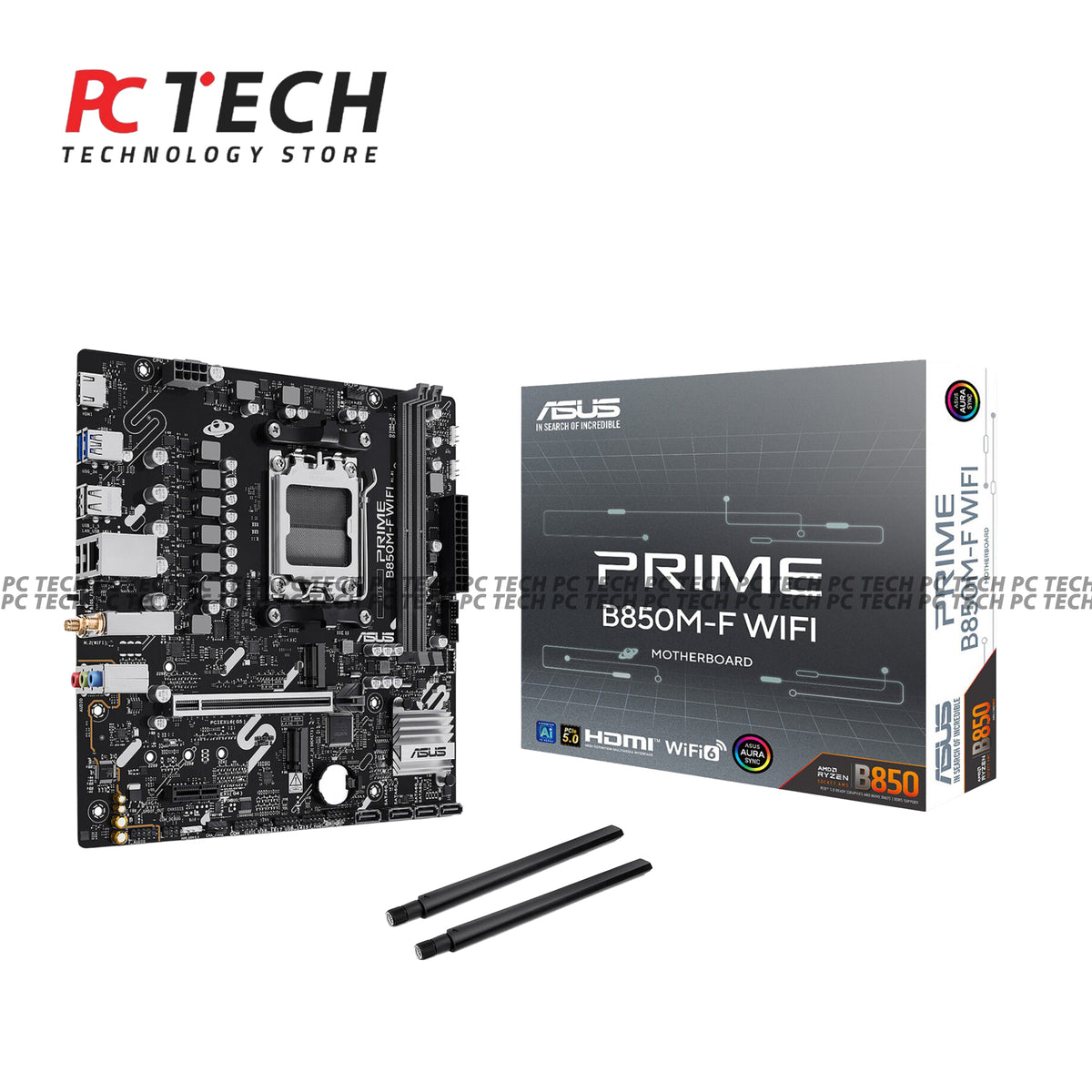 ASUS Prime B850M-F WiFi | AMD AM5 DDR5 Gaming Motherboard