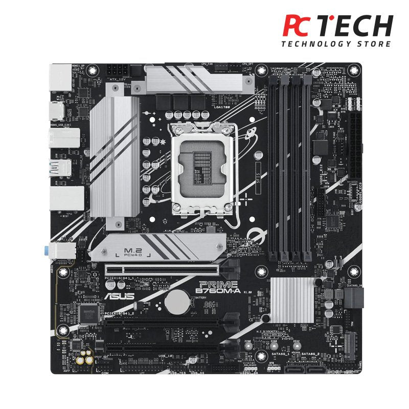 ASUS Prime B760M-A Intel B760 LGA 1700 Micro-ATX DDR5 Motherboard