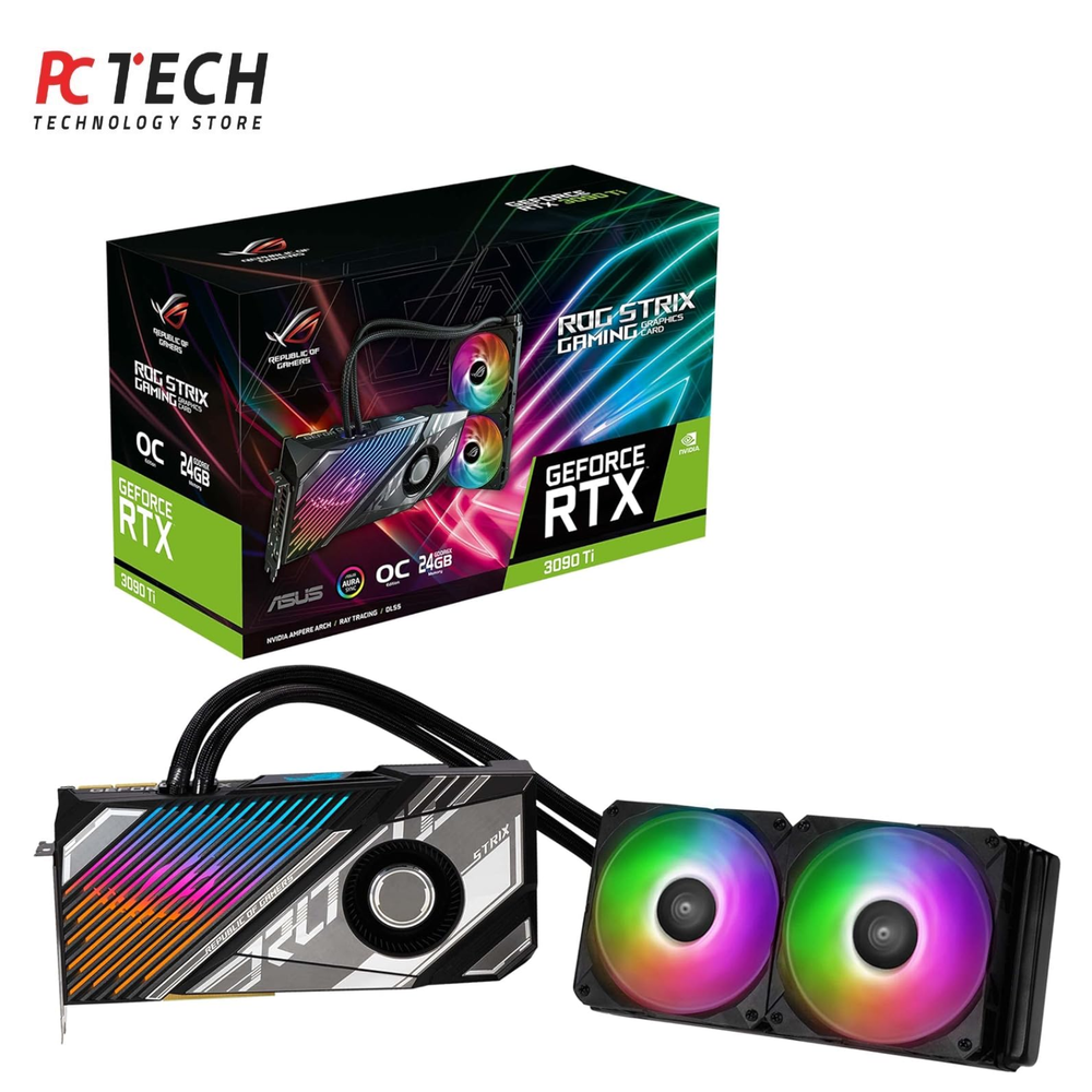 ASUS ROG STRIX LC RTX 3090 Ti 24GB Liquid Cooled Graphics Card