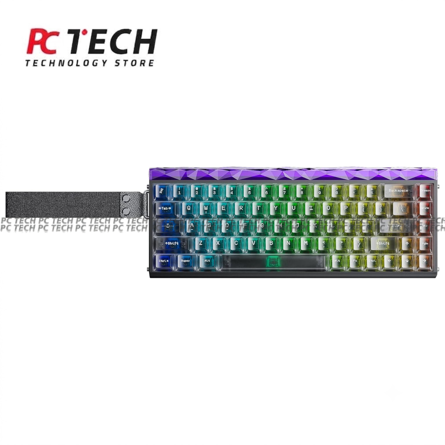 AULA HERO 68HE Black Transparent Magnetic Gaming Keyboard