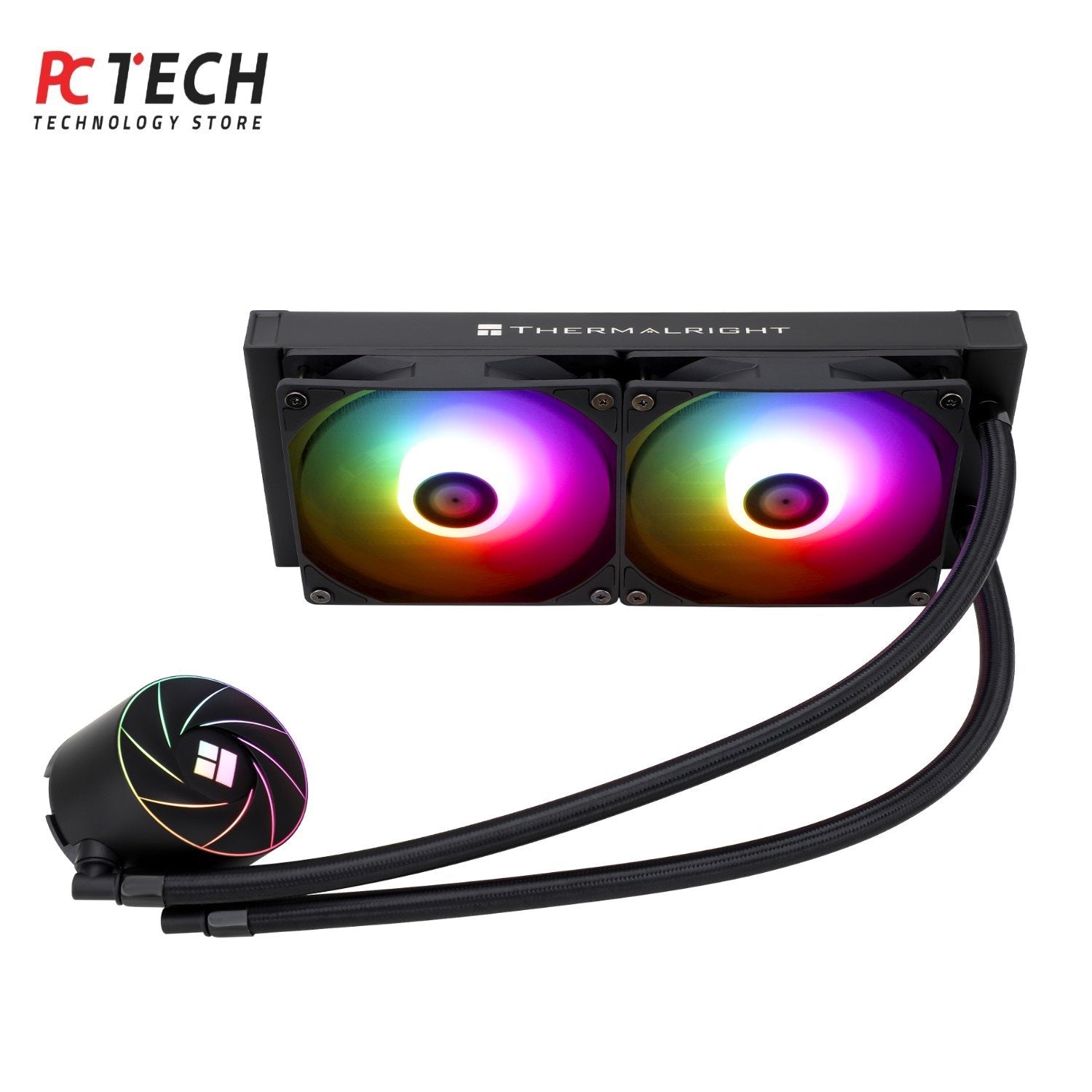 Aqua Elite 240 ARGB V6 Black Liquid CPU Cooler – Silent Cooling