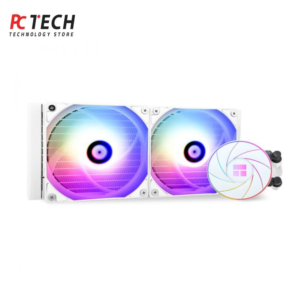 240 ARGB V6 White Liquid CPU Cooler – Silent Cooling