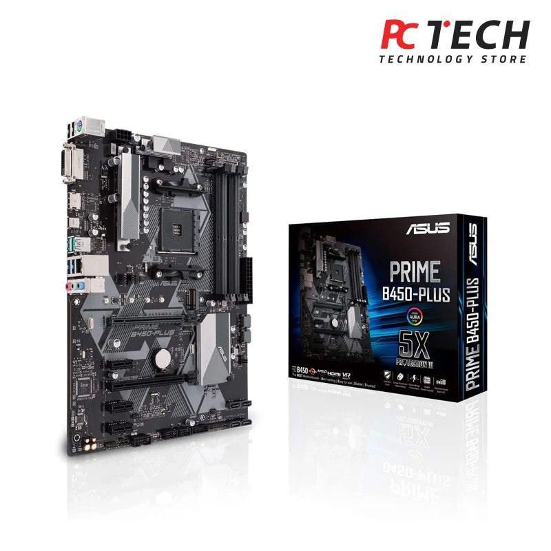 Asus Prime B450-PLUS AMD Socket AM4 ATX Motherboard