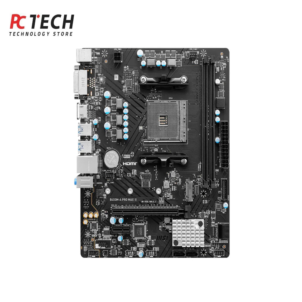 MSI B450M-A PRO MAX II AMD AM4 Micro-ATX Motherboard