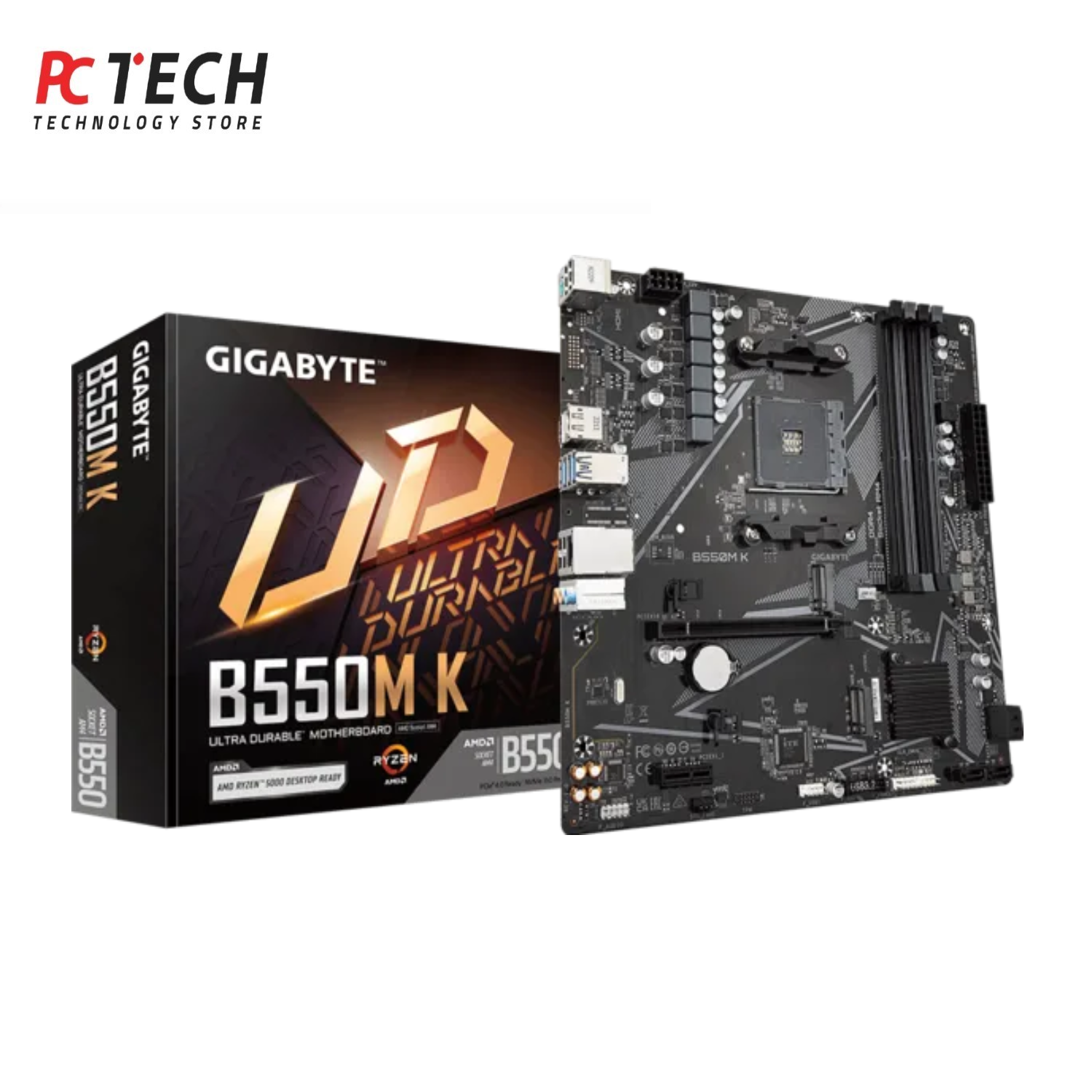 GIGABYTE B550M K AMD B550 Micro-ATX Motherboard