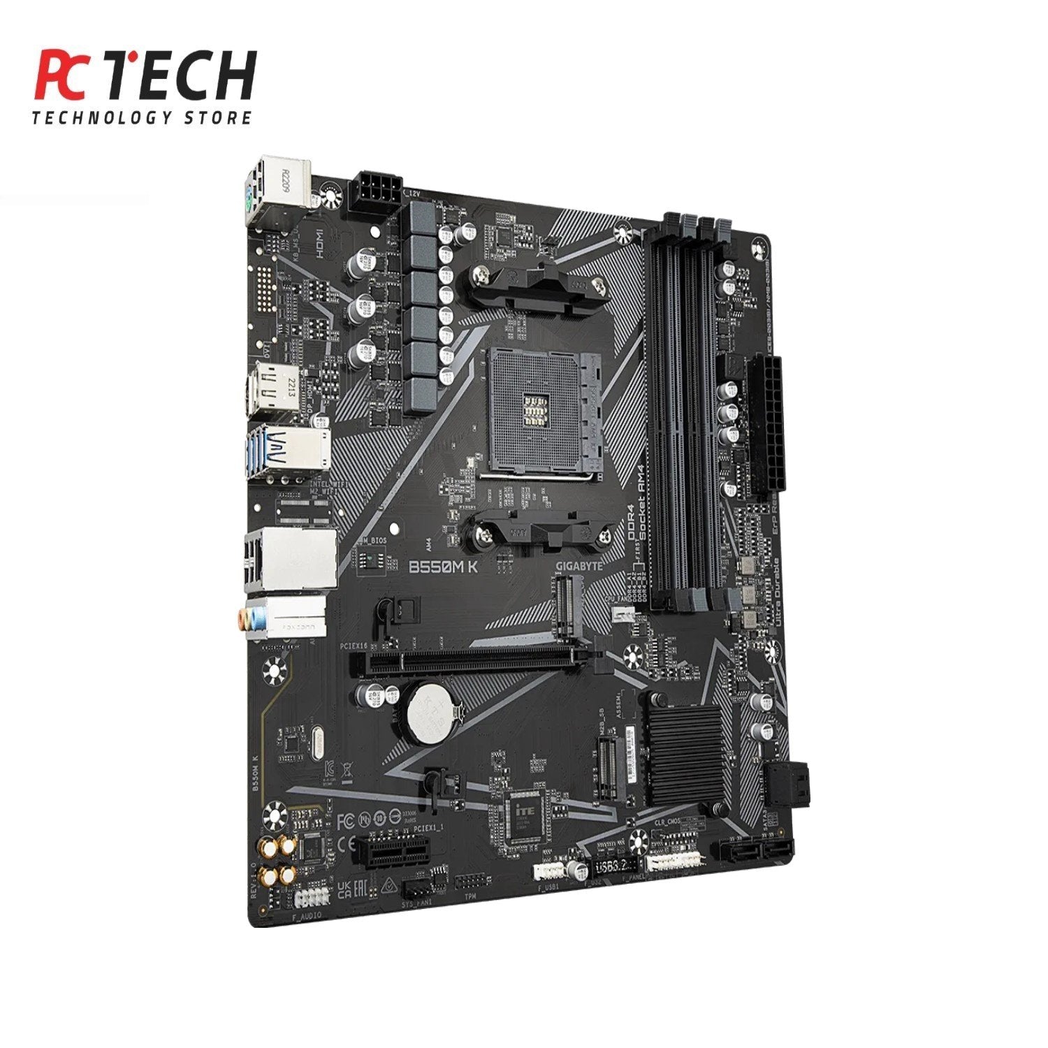 GIGABYTE B550M K AMD B550 Micro-ATX Motherboard
