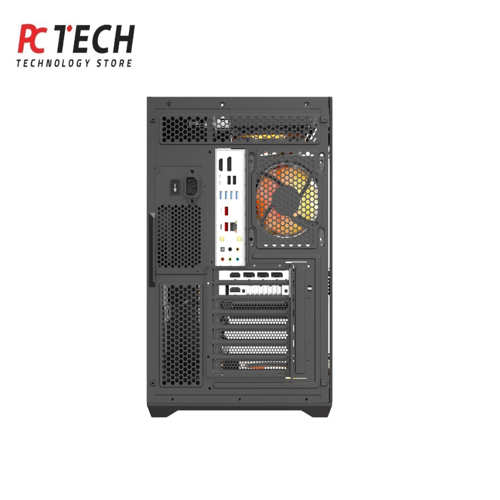 DARK FLASH C280 E-ATX Full Tower PC Case with High Airflow Design
