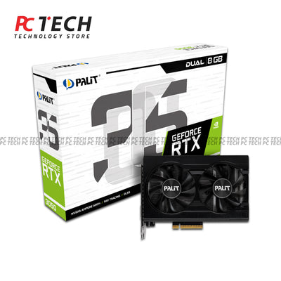 Palit GeForce RTX 3050 Dual OC 8GB Graphics Card | BOX VERSION